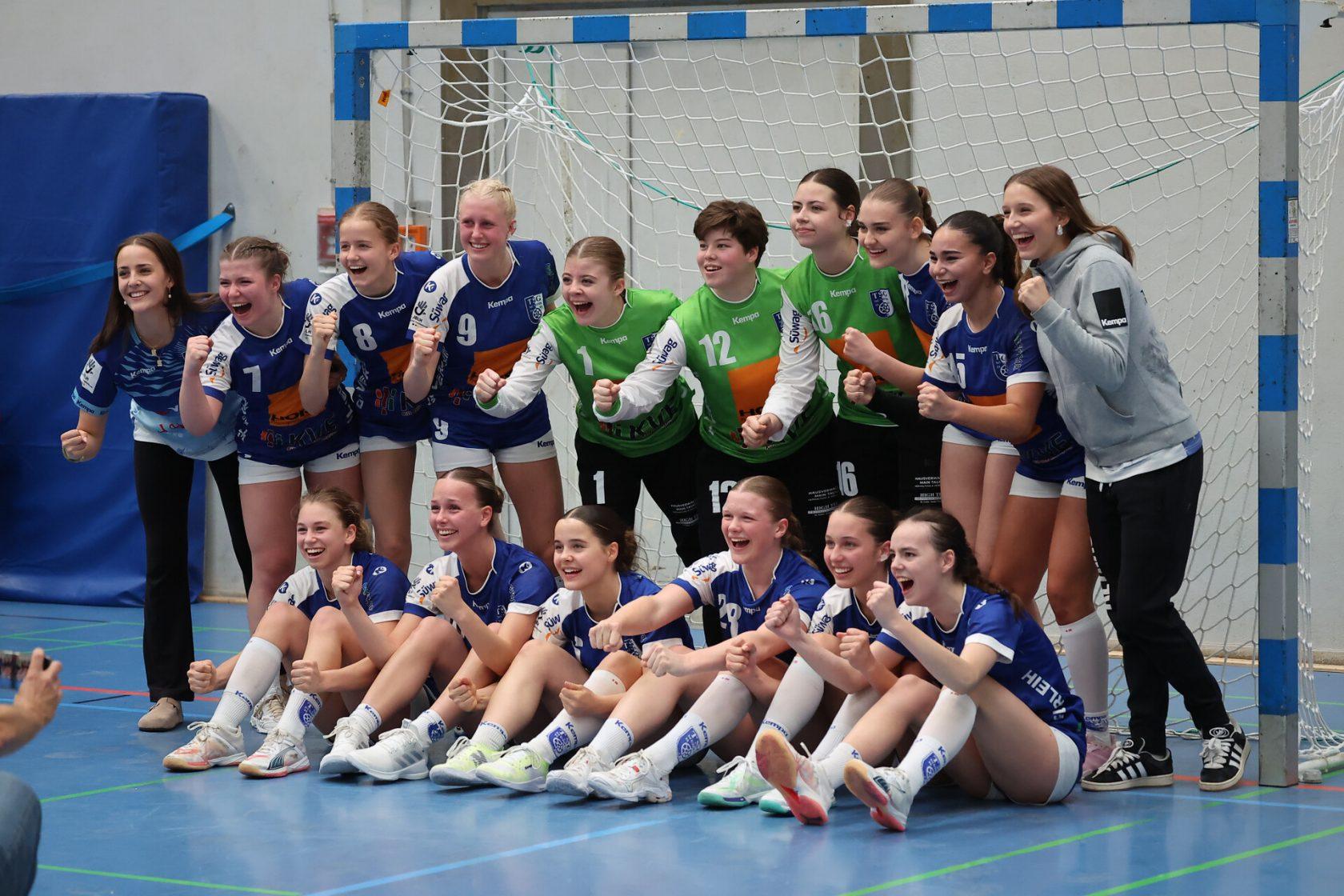 Die B-Jugend Mädels der TSG Münster wollen auch bei der DM jubeln Die B-Jugend Mädels der TSG Münster wollen auch bei der DM jubeln