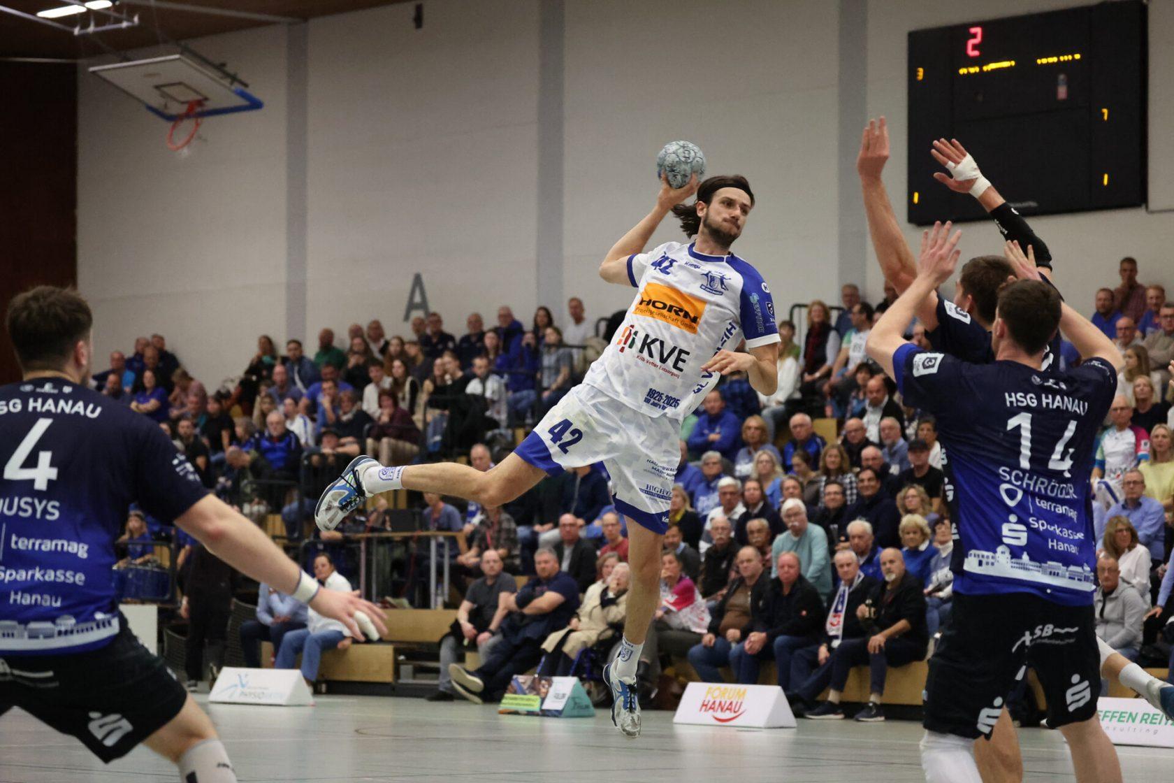 Bester Werfer der TSG Münster bei der Niederlage in Hanau - Patrick Weber