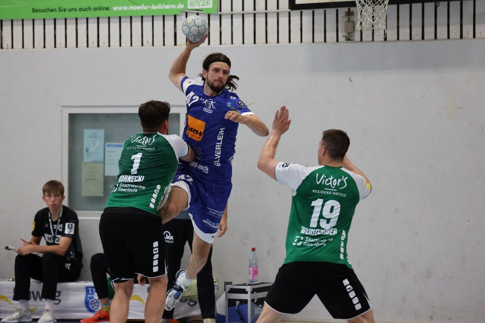 Im Hinspiel gegen HG Saarlouis der erfolgreichste Münsterer Torschütze - Patrick Weber