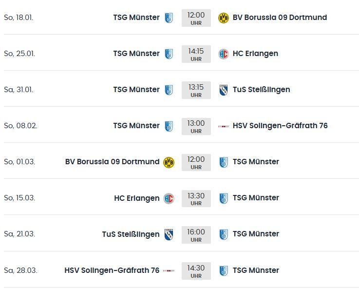 Spielplan MRB Spielplan MRB